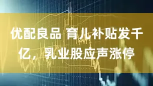 优配良品 育儿补贴发千亿，乳业股应声涨停